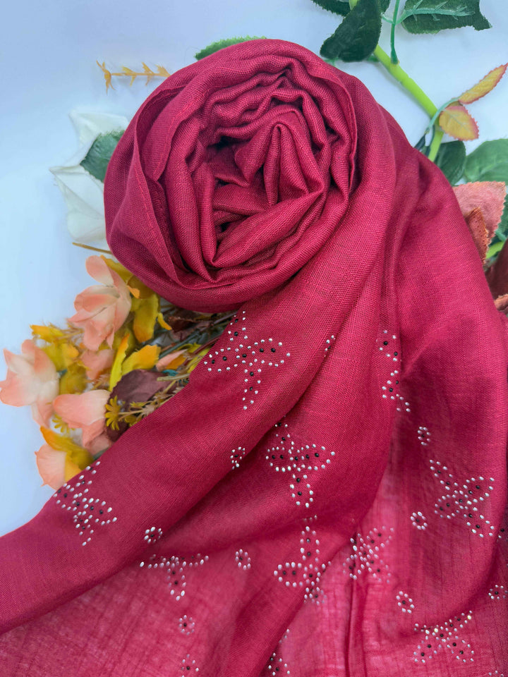 Silver Mukaish Hijab - Jilbabee
