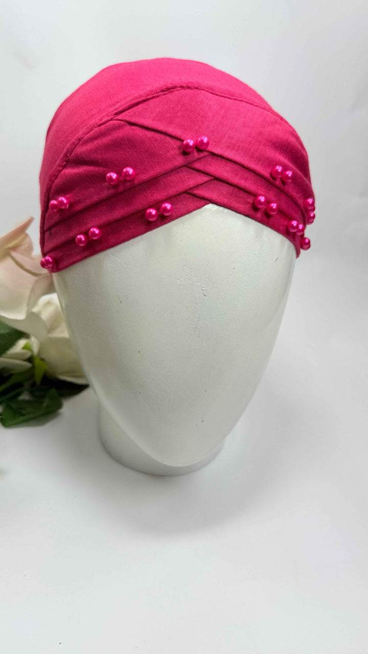 3D Layer Cap With Pearl