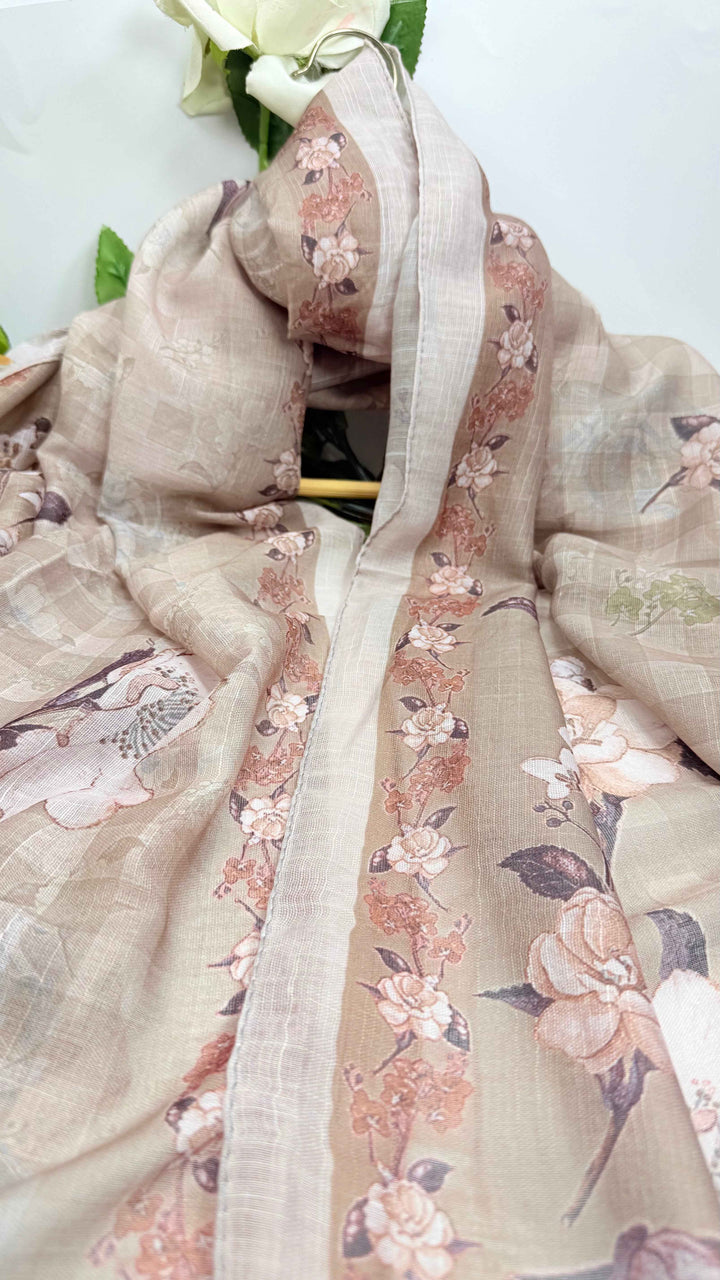 Digital Printed Lawn Hijab