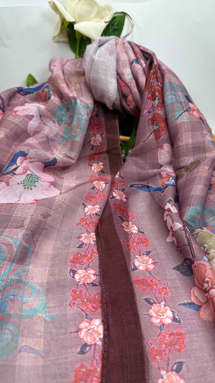 Digital Printed Lawn Hijab