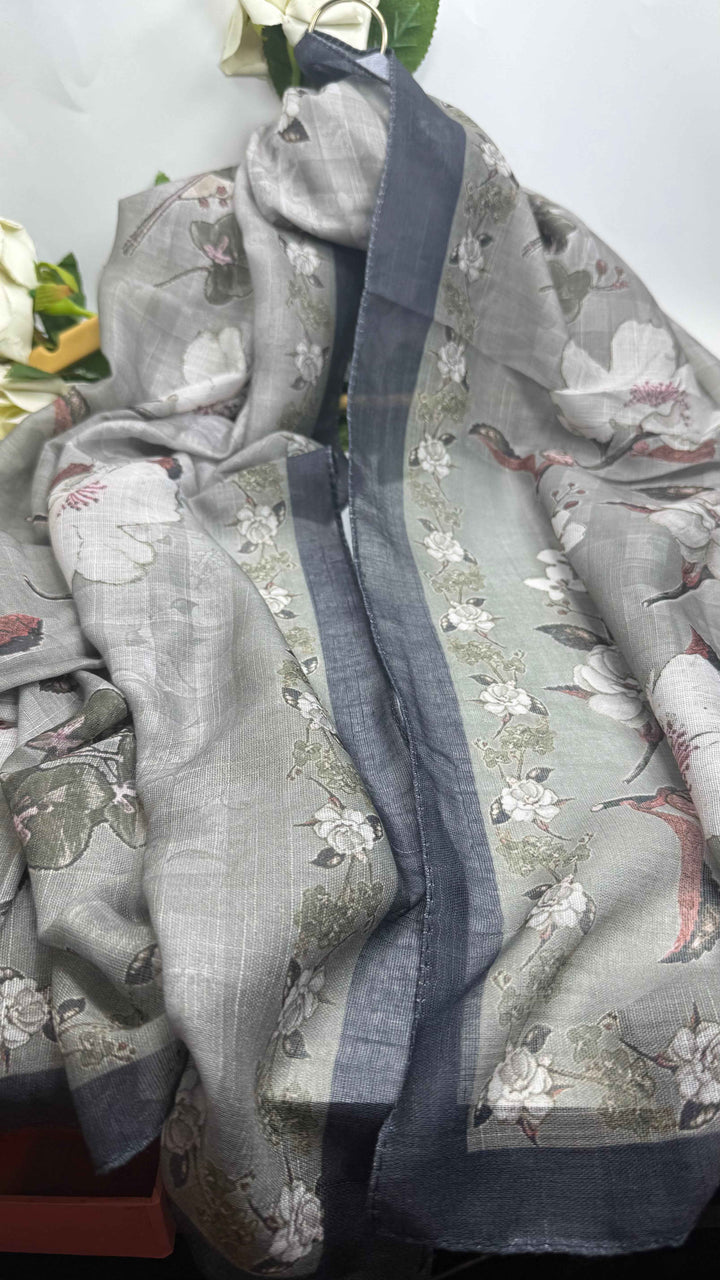 Digital Printed Lawn Hijab