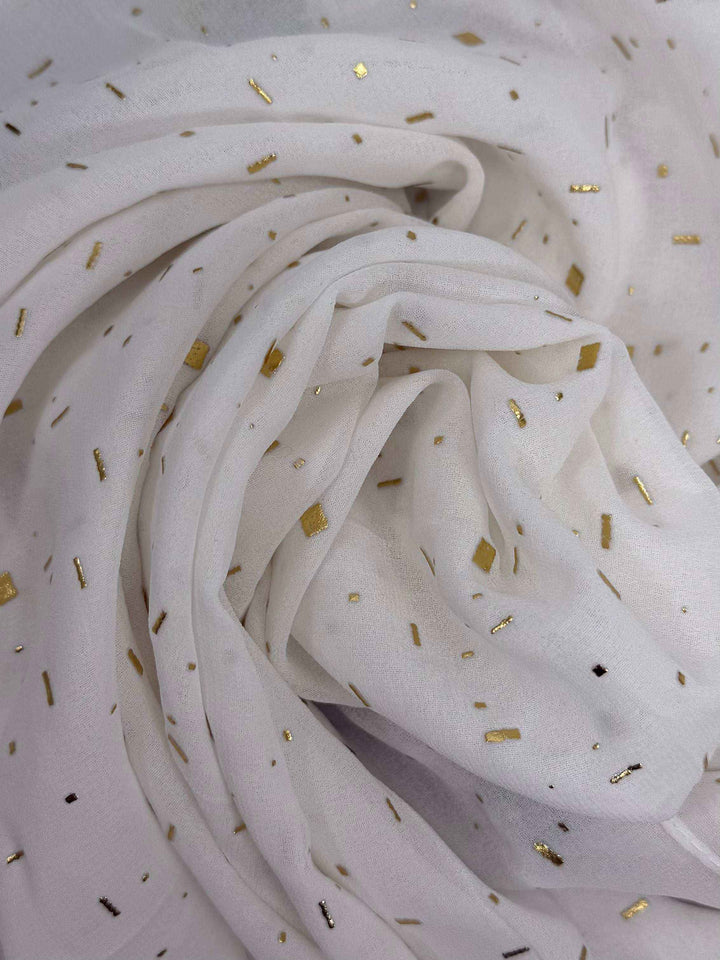 Golden Mukaish Hijab - Jilbabee