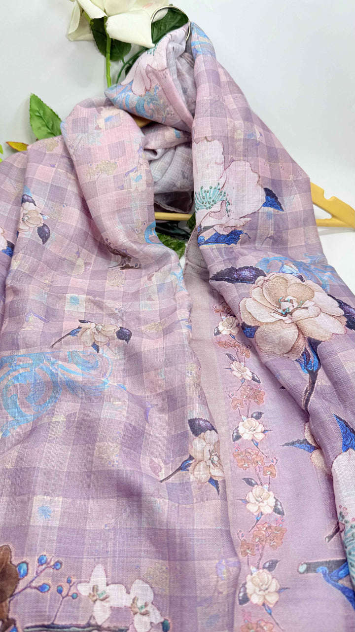 Digital Printed Lawn Hijab