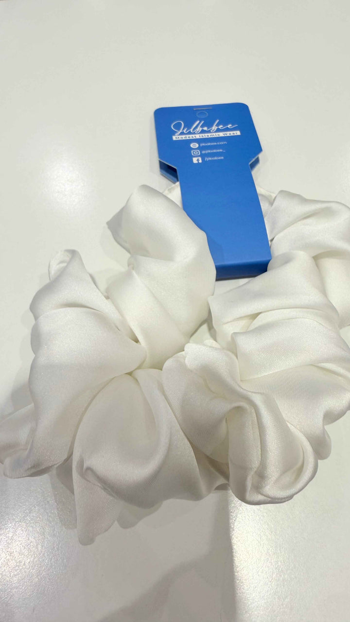 Large silk scrunchies