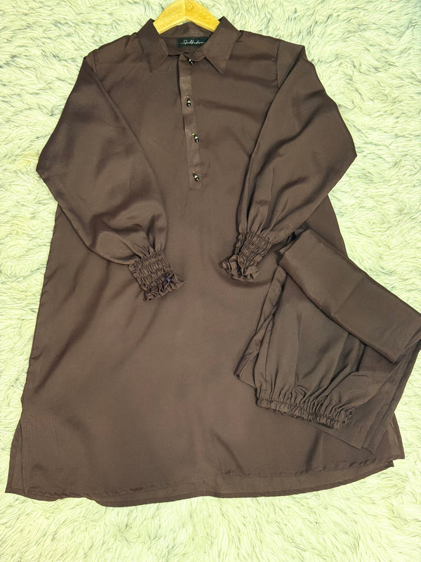 Chocolate Brown Grip Solid ( Short)