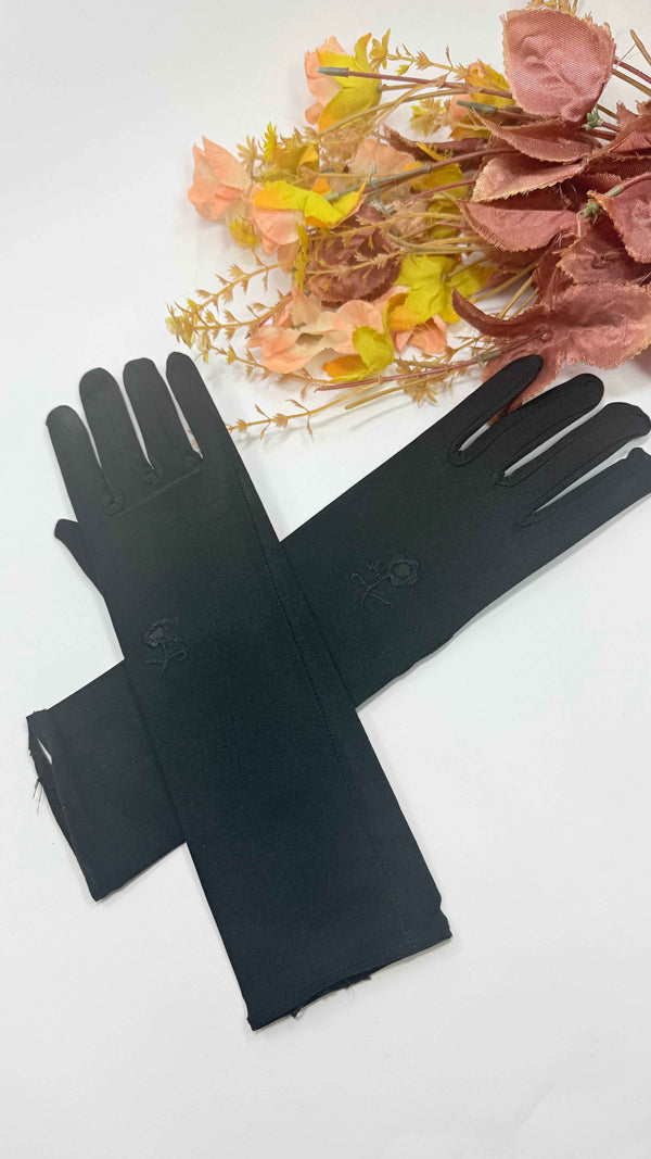 Hand Gloves with Embroidered