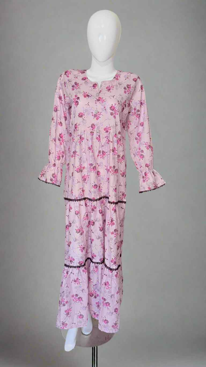 Lavender Floral Dress