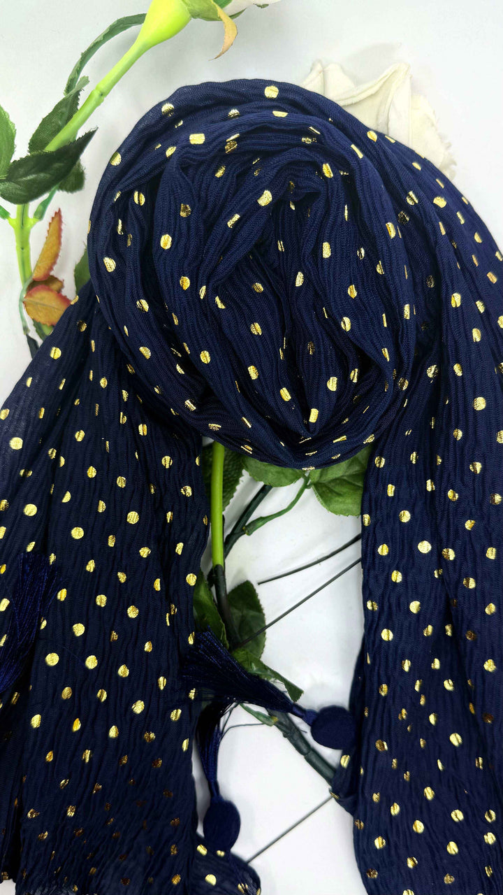 Lawn chunari Hijab with tussles - Jilbabee