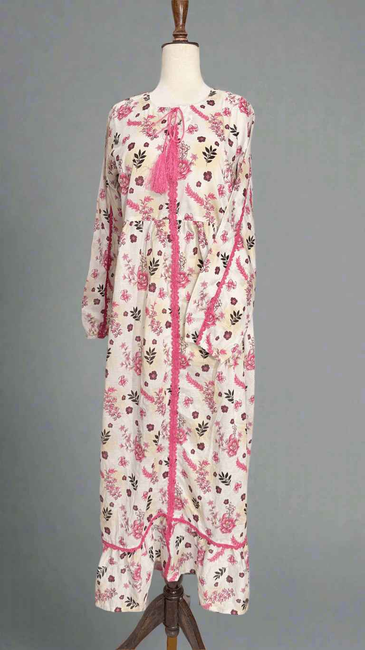 Flora Lace Long Dress