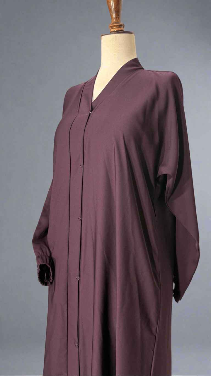 Plain straight Abaya