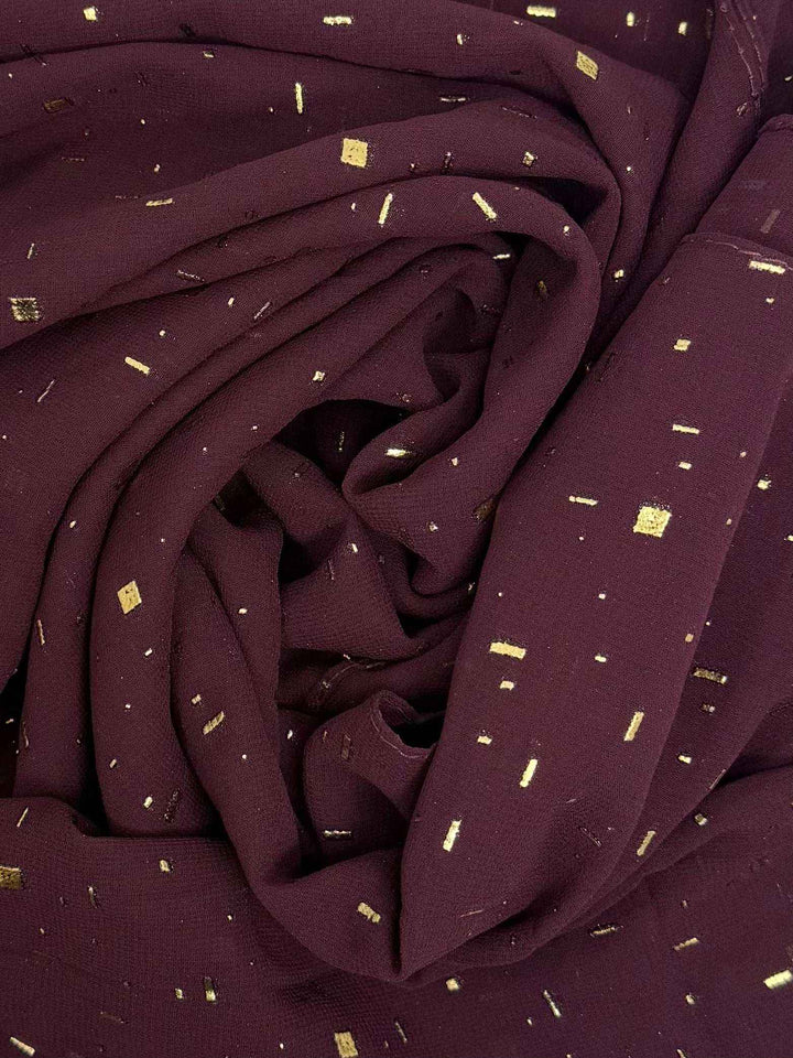 Golden Mukaish Hijab - Jilbabee