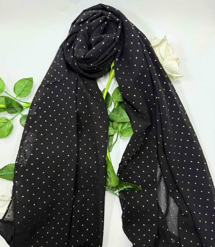Golden Mukaish Hijab