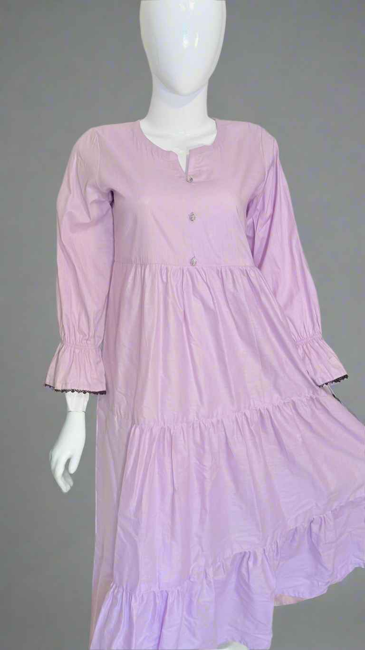 Plain Three layer Dresses