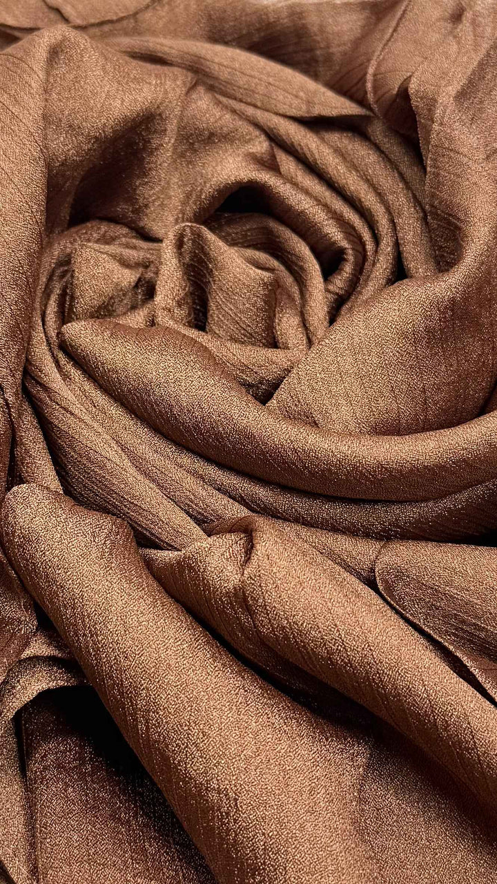 Crinkle Soft Silk Crushed Silk Hijab