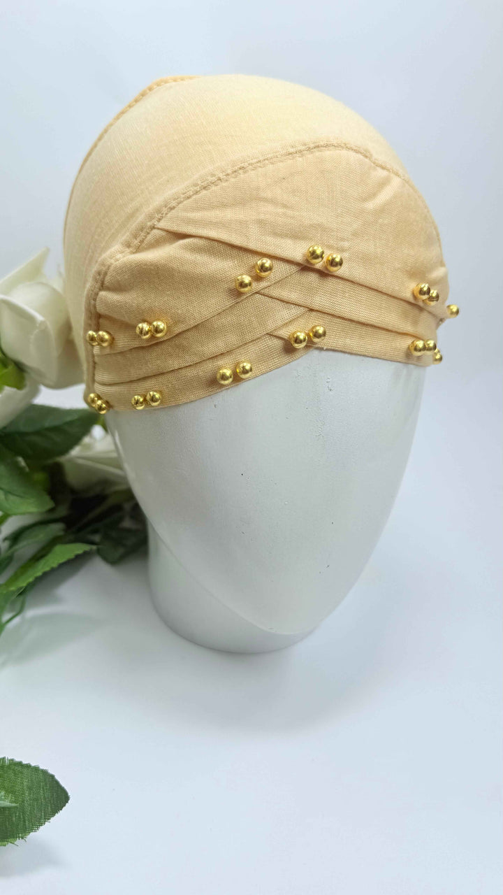 3D Layer Cap With Pearl