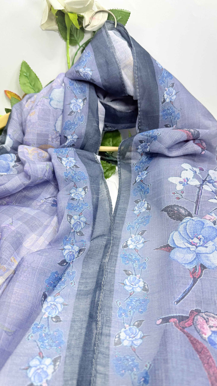 Digital Printed Lawn Hijab