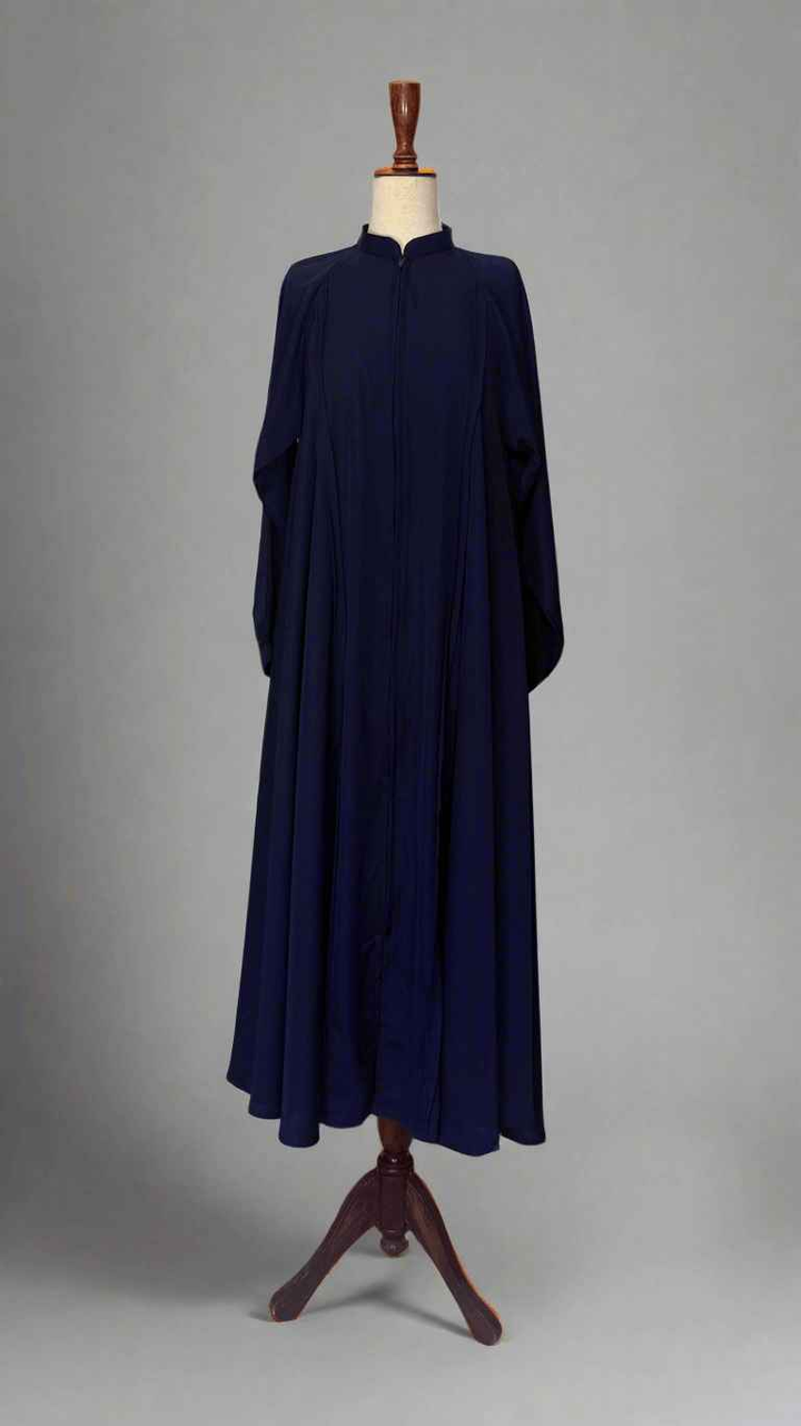 Maxi Zip Abaya with Plates
