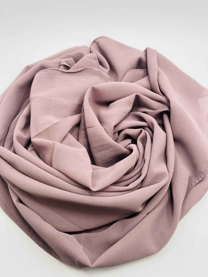 Bubble Chiffon Plain Georgette Hijab - Jilbabee