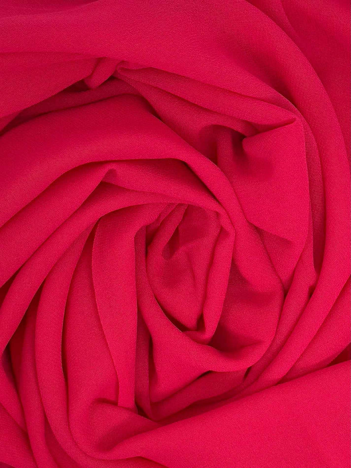 Bubble Chiffon Plain Georgette Hijab - Jilbabee
