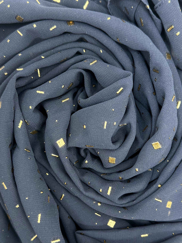 Golden Mukaish Hijab - Jilbabee