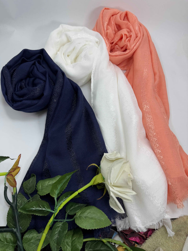 Circle Stripped Hijab - Jilbabee