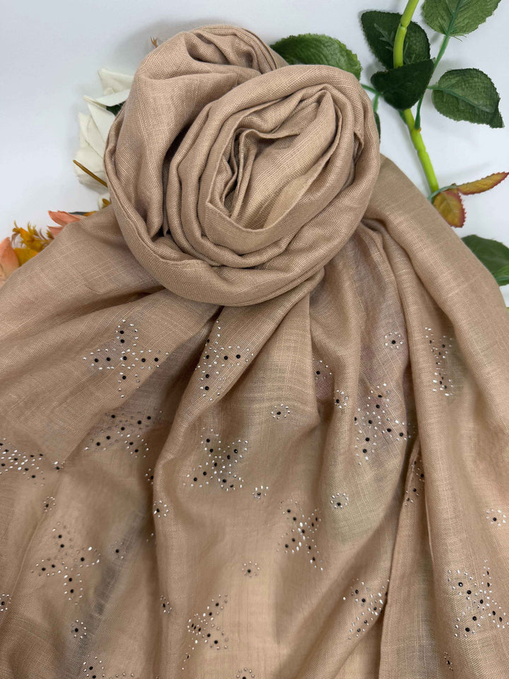 Silver Mukaish Hijab - Jilbabee