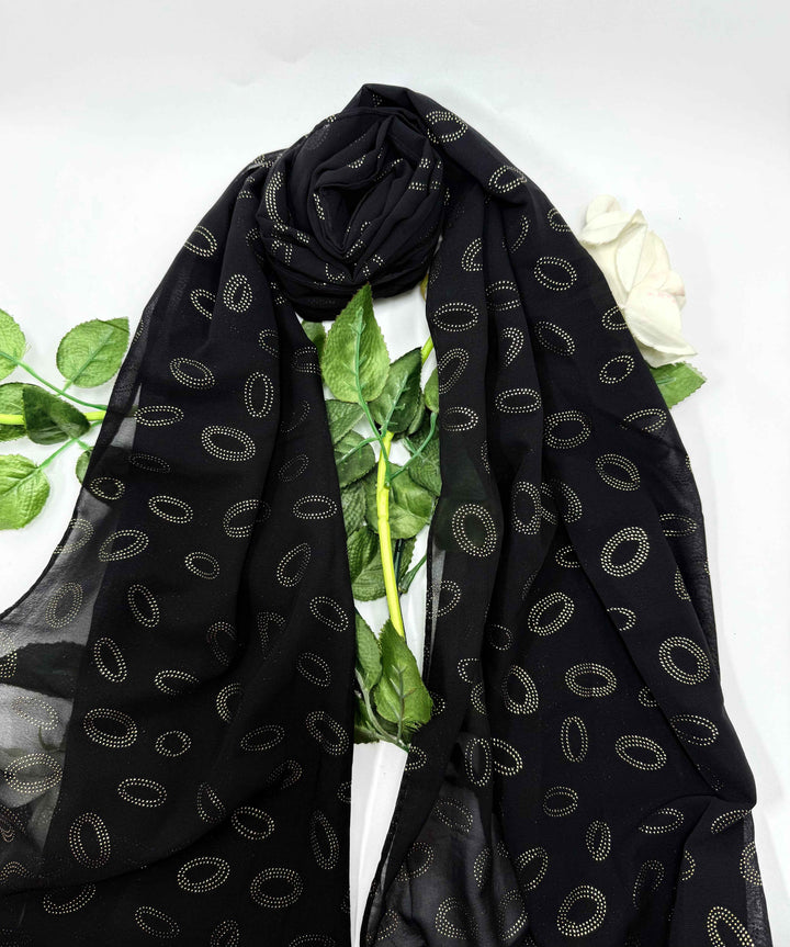 Golden Mukaish Hijab