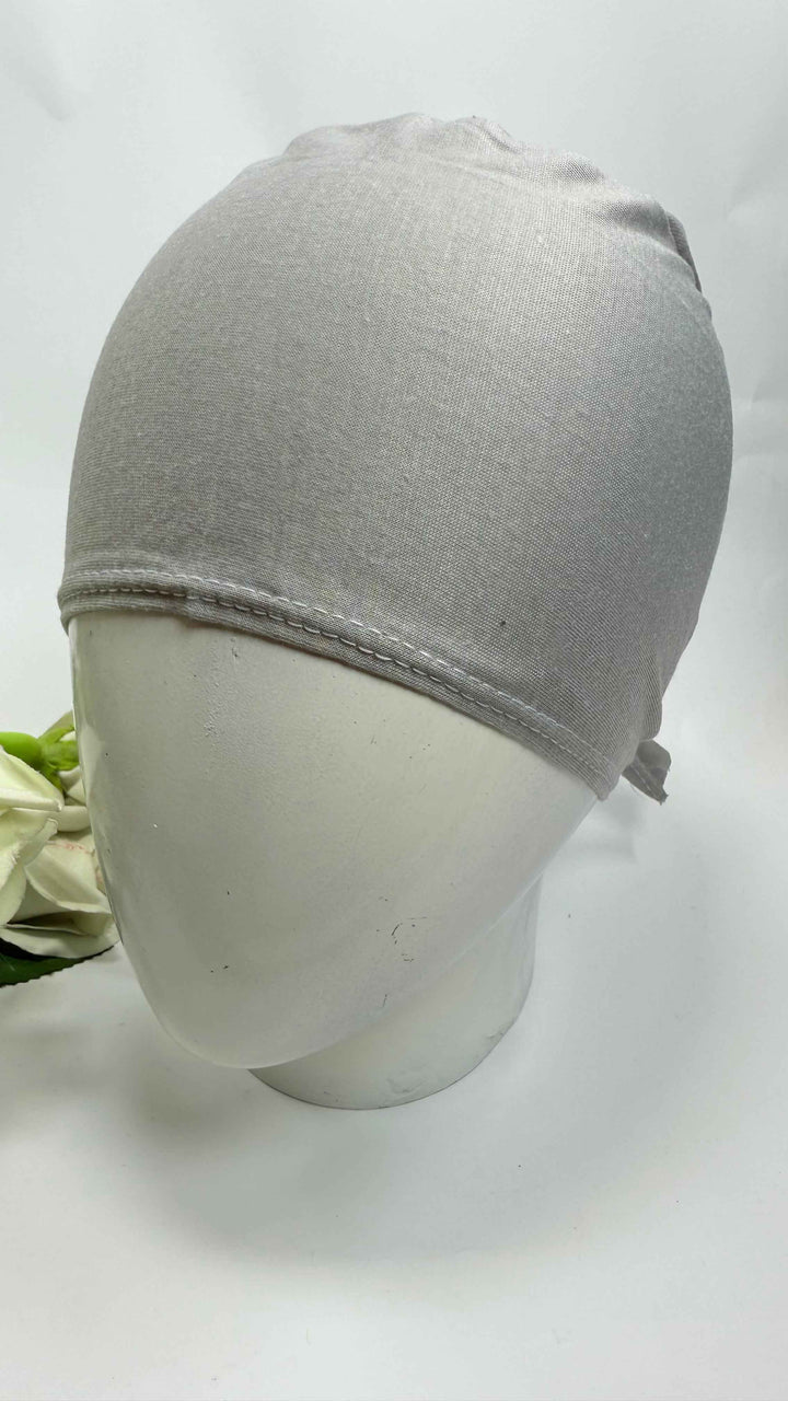 Jersey Cotton Hijab Tie-Back Cap