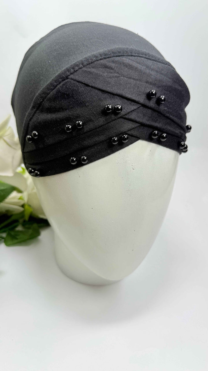 3D Layer Cap With Pearl