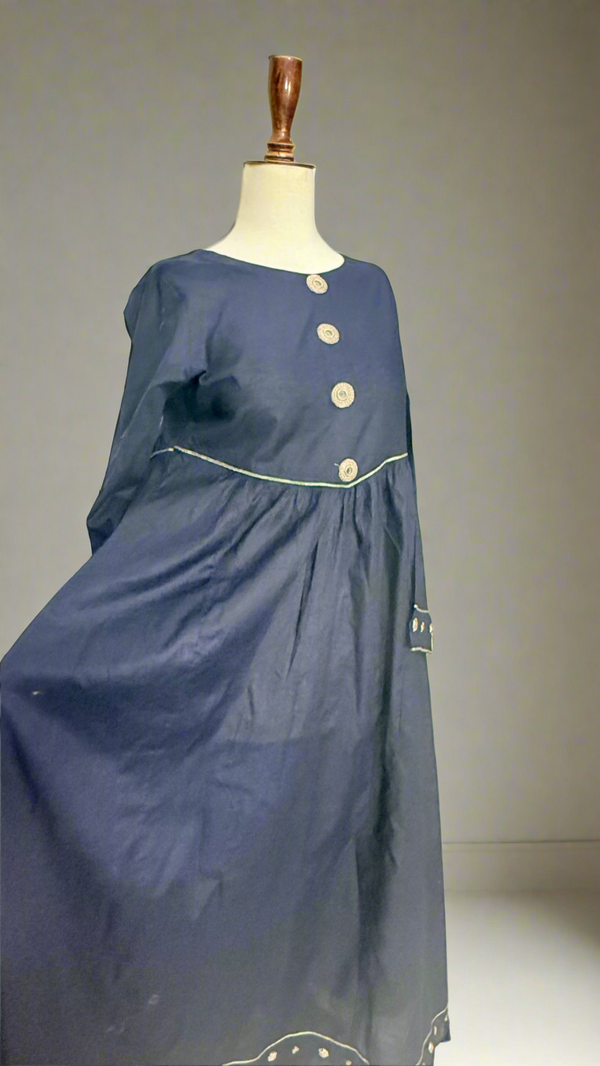 Plain dresses with Gota work