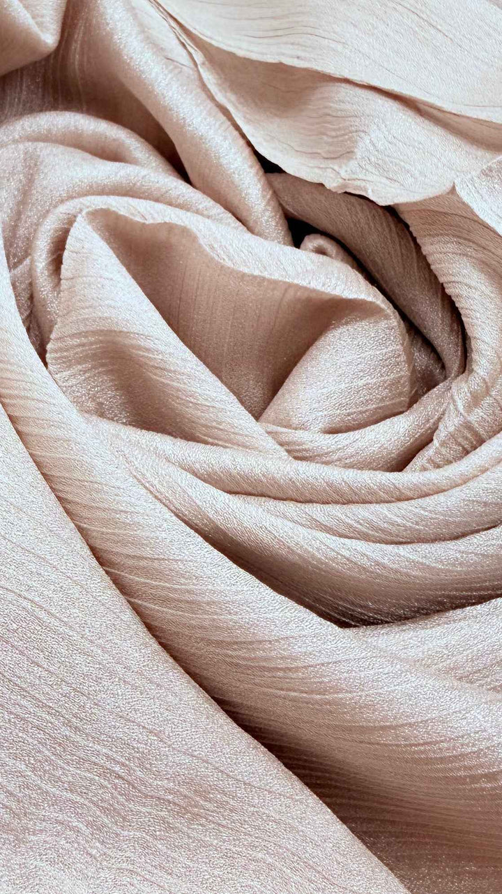 Crinkle Soft Silk Crushed Silk Hijab