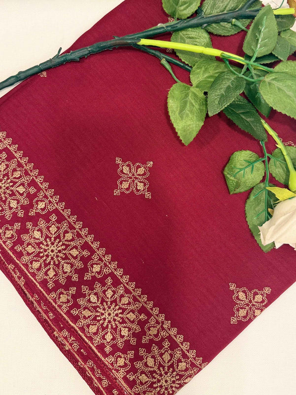 Wool Embroidered Shawl