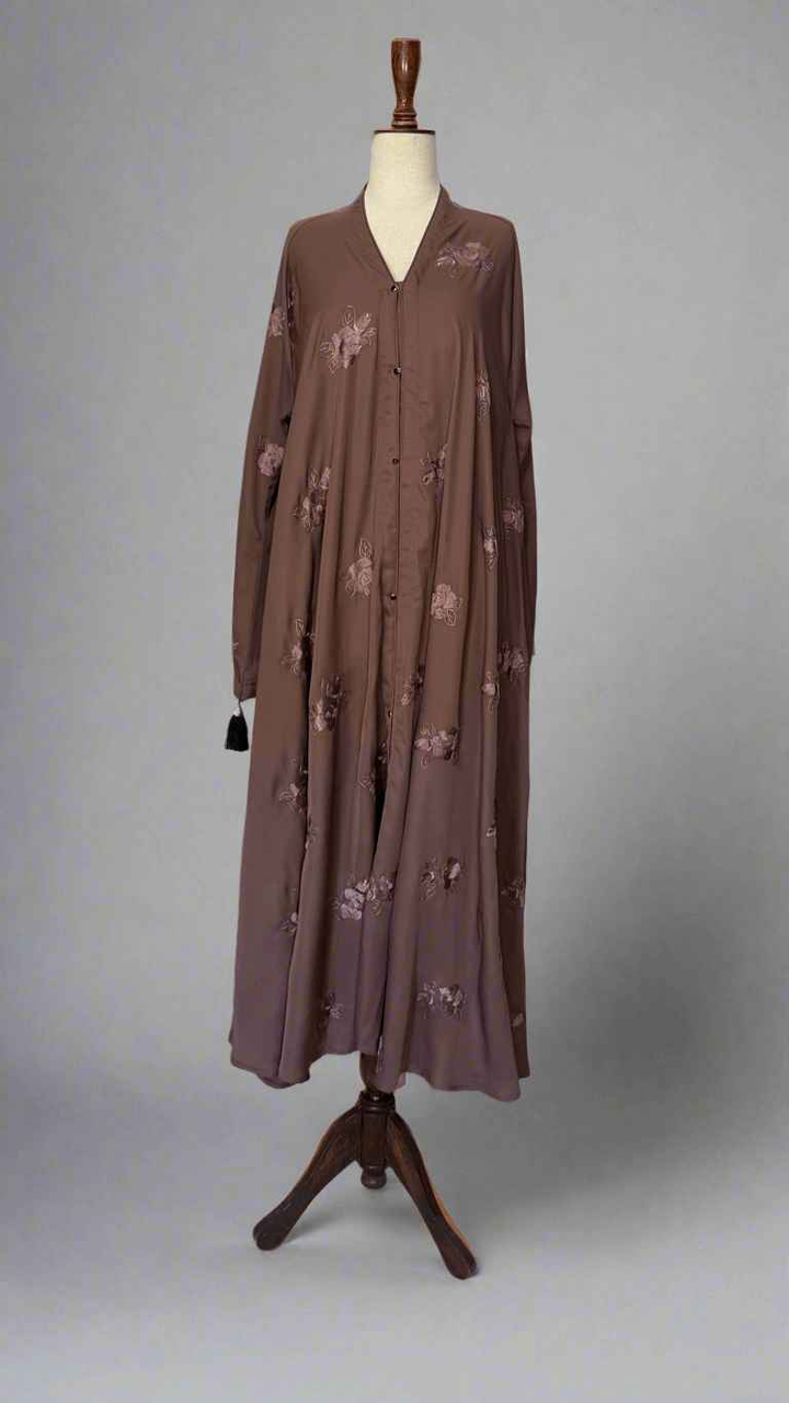 Embroidered Maxi Abaya
