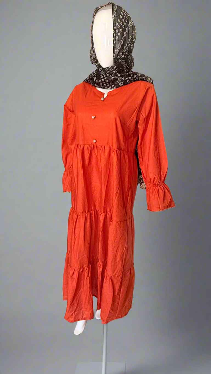 Plain Three layer Dresses
