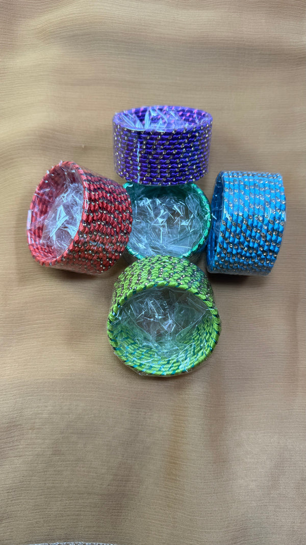 Fancy Bangles with Golden stones