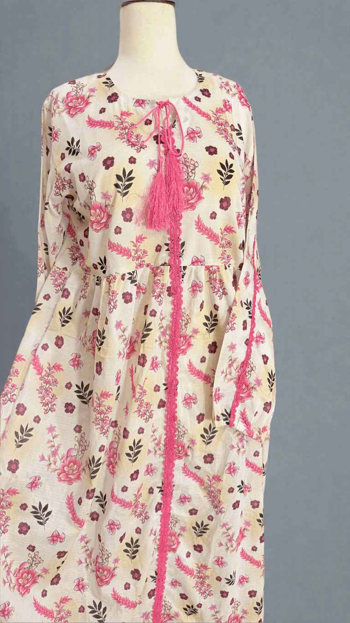 Flora Lace Long Dress