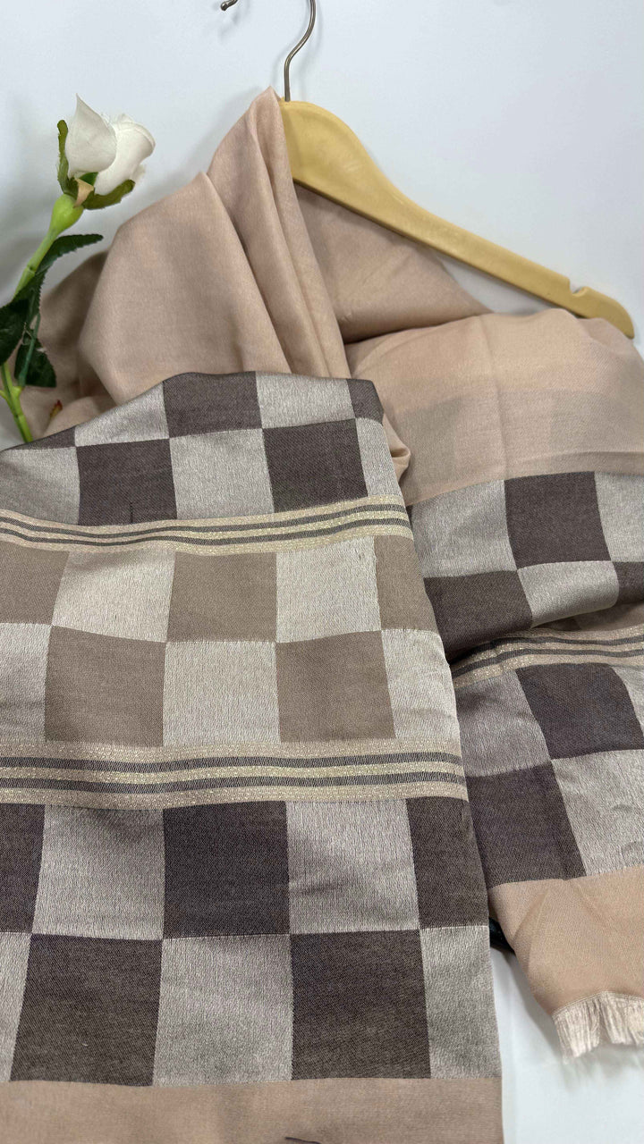 Napoleon silk checks Hijab - Jilbabee