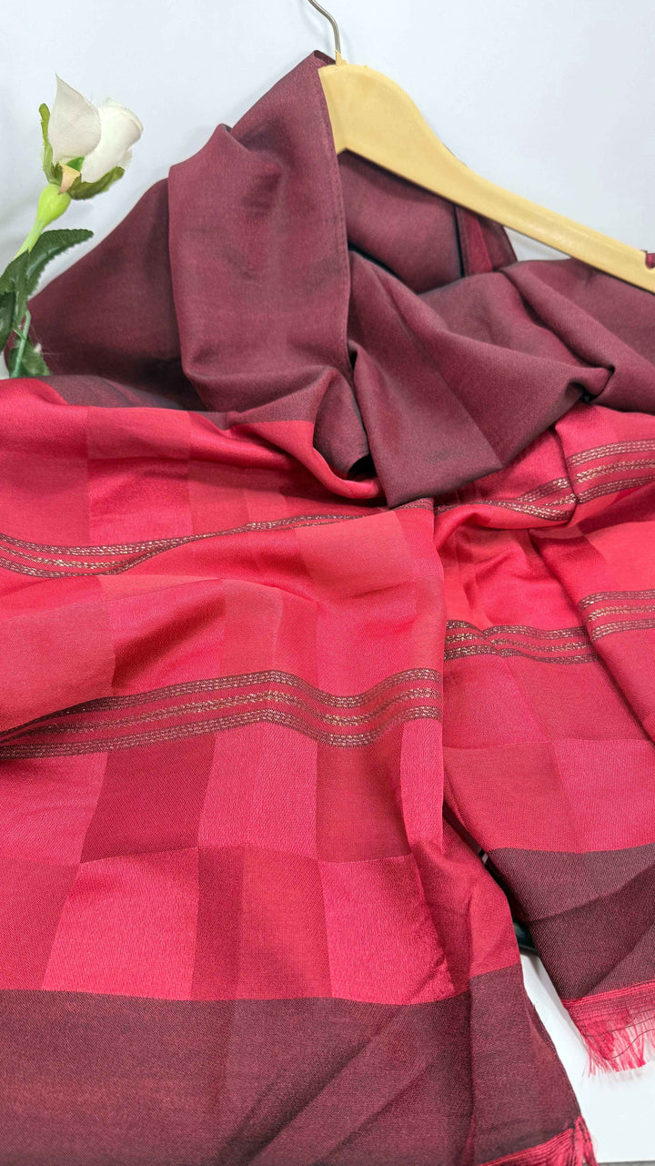 Napoleon silk checks Hijab - Jilbabee