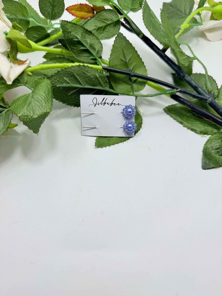 Flower pin with pearl - Jilbabee