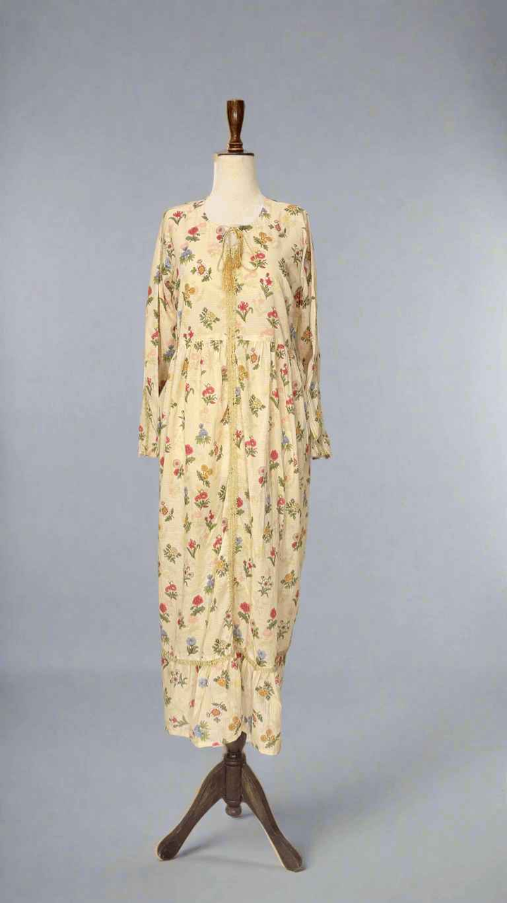 Lime Flora Long Dress