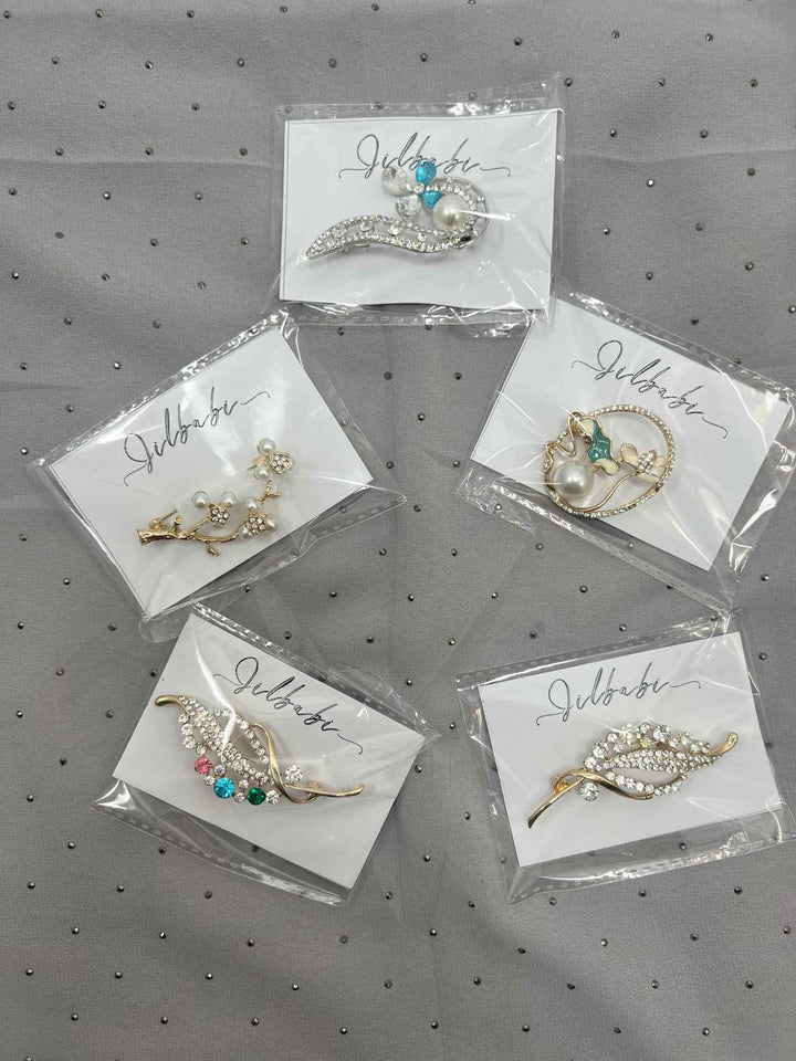 Metal big Brotches - Jilbabee